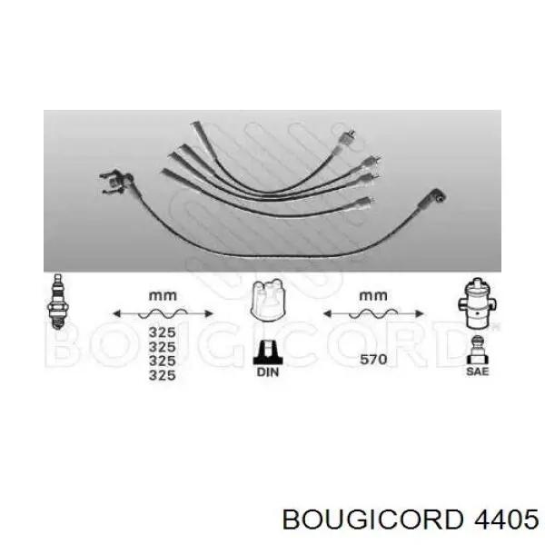 530148 Maxgear высоковольтные провода