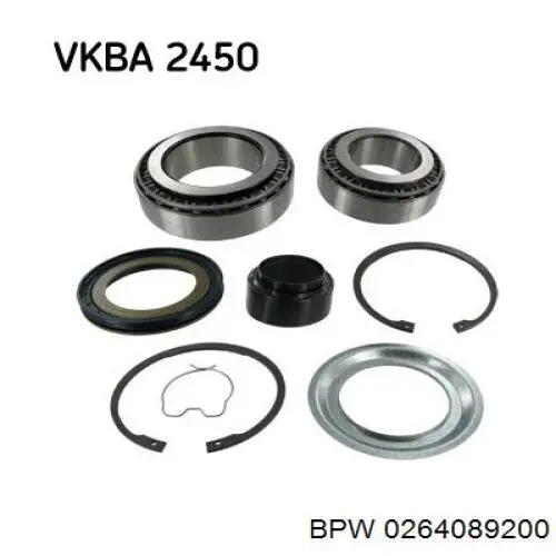 Комплект подшипника ступицы колеса BPW 0264089200 цена, от 37.42 USD