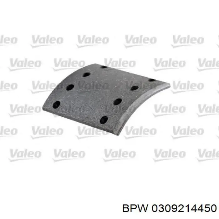 Накладка тормозная задняя (TRUCK) BPW 0309214450 цена, от 49.41 USD