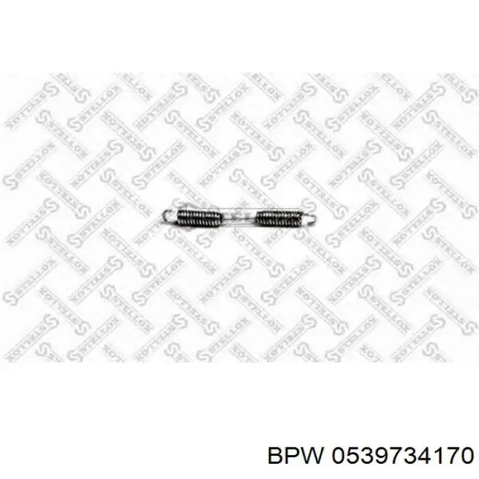 Пружина задних барабанных тормозных колодок BPW 0539734170 цена, от 2.02 USD