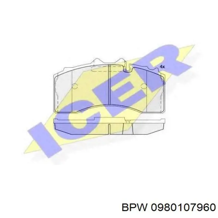 07P29228 SBP Колодки тормозные дисковые комплект