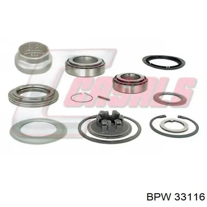 33116 BPW Подшипник ступицы задней