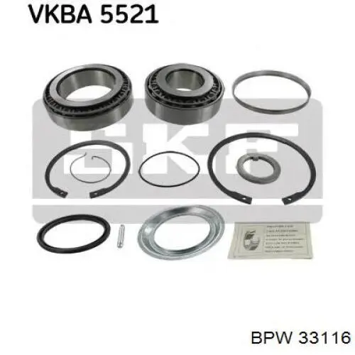 Купить 33116 BPW Подшипник задней ступицы