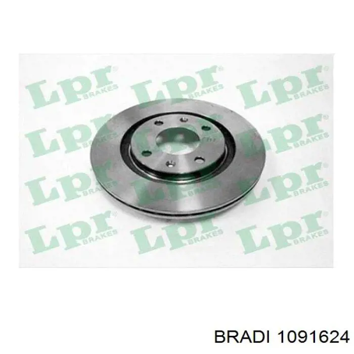1091624 Bradi диск тормозной передний
