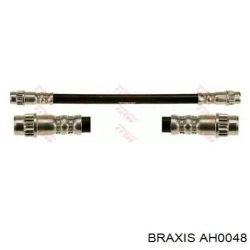AH0048 Braxis шланг тормозной задний
