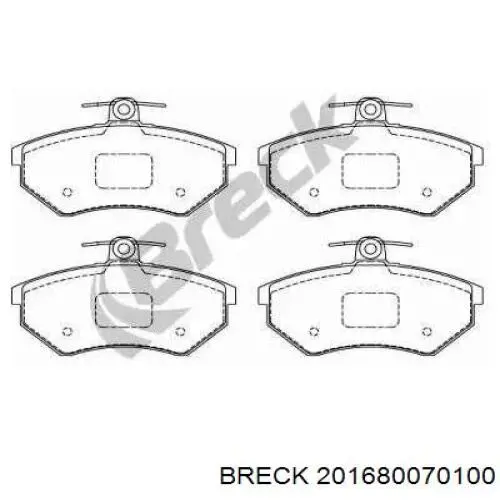 Колодки Breck 201680070100 цена, от 20.13 USD