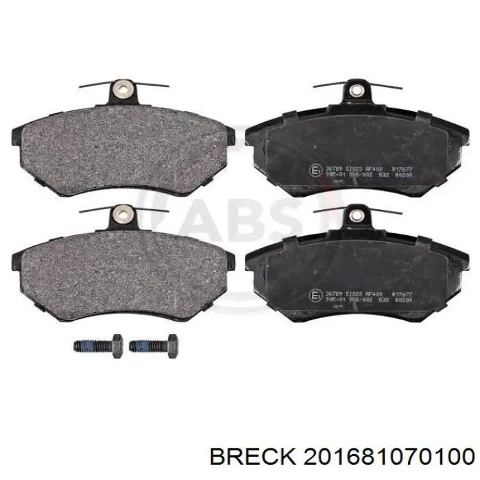 Колодки Breck 201681070100 цена, от 17.60 USD