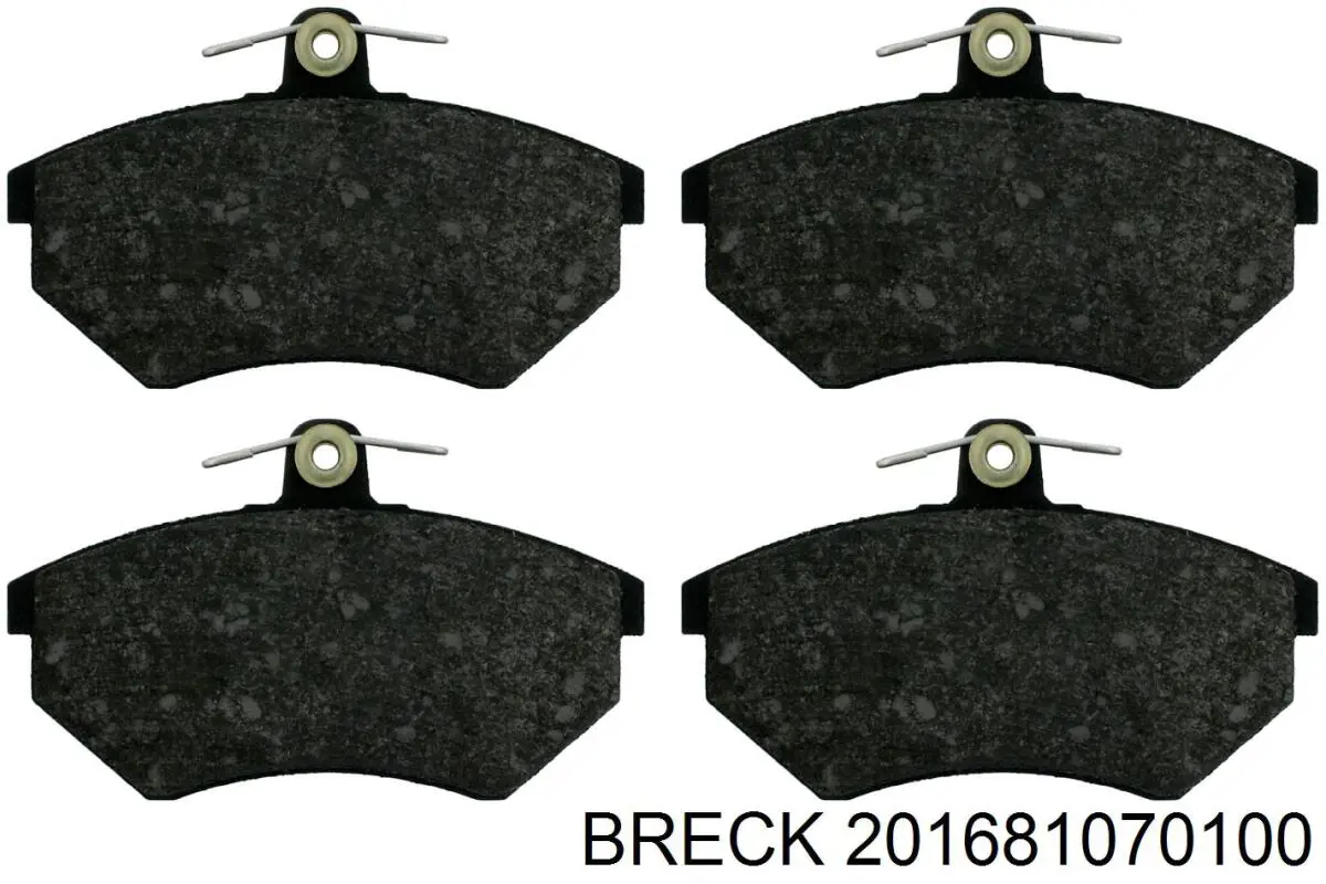 201681070100 Breck Колодки передние