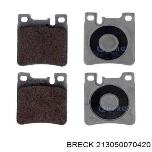 213050070420 Breck Колодки тормозные дисковые комплект
