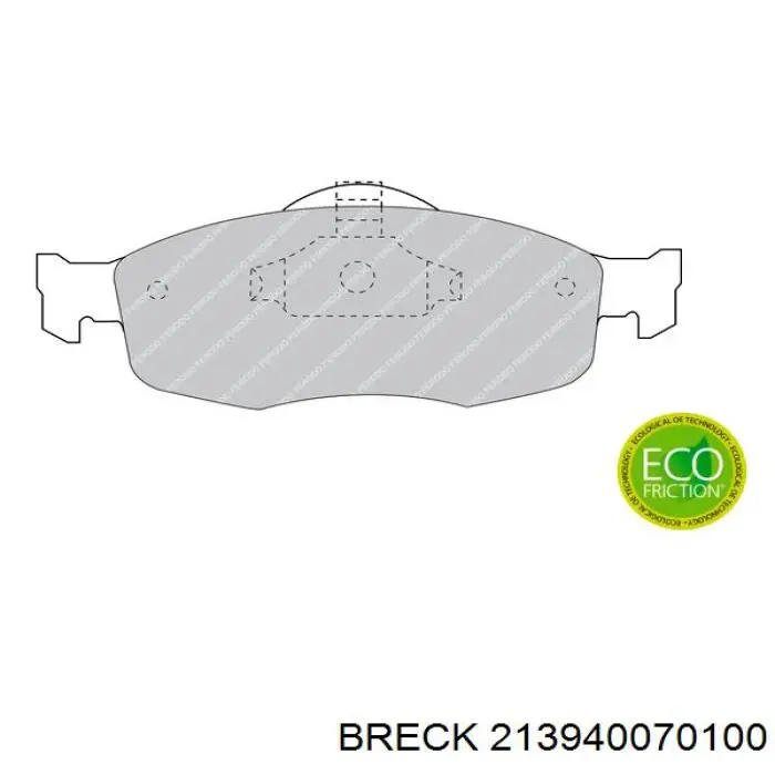 Колодки Breck 213940070100 цена, от 15.73 USD