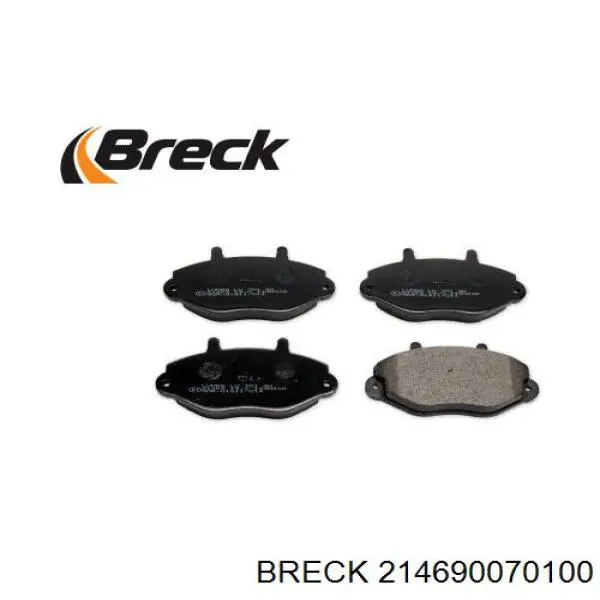 Тормозные колодки Breck 214690070100