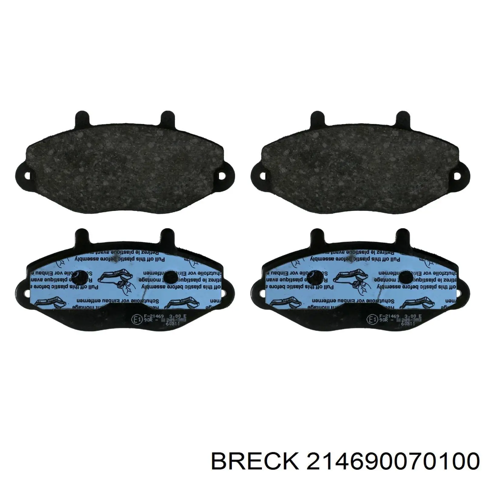 Колодки Breck 214690070100 цена, от 11.45 USD