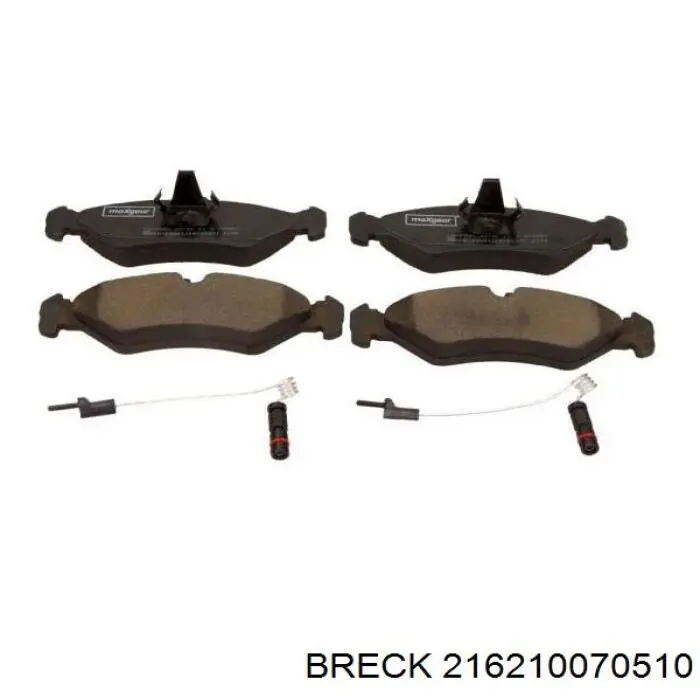 216210070510 Breck Колодки тормозные дисковые комплект