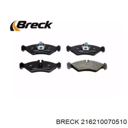 Колодки дисковые  Breck 216210070510 цена, от 14.77 USD