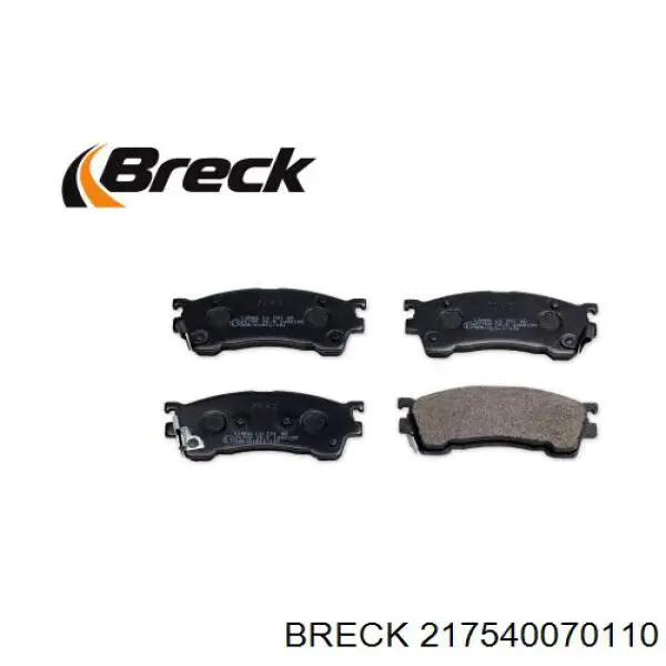 Передние тормозные колодки 217540070110 Breck