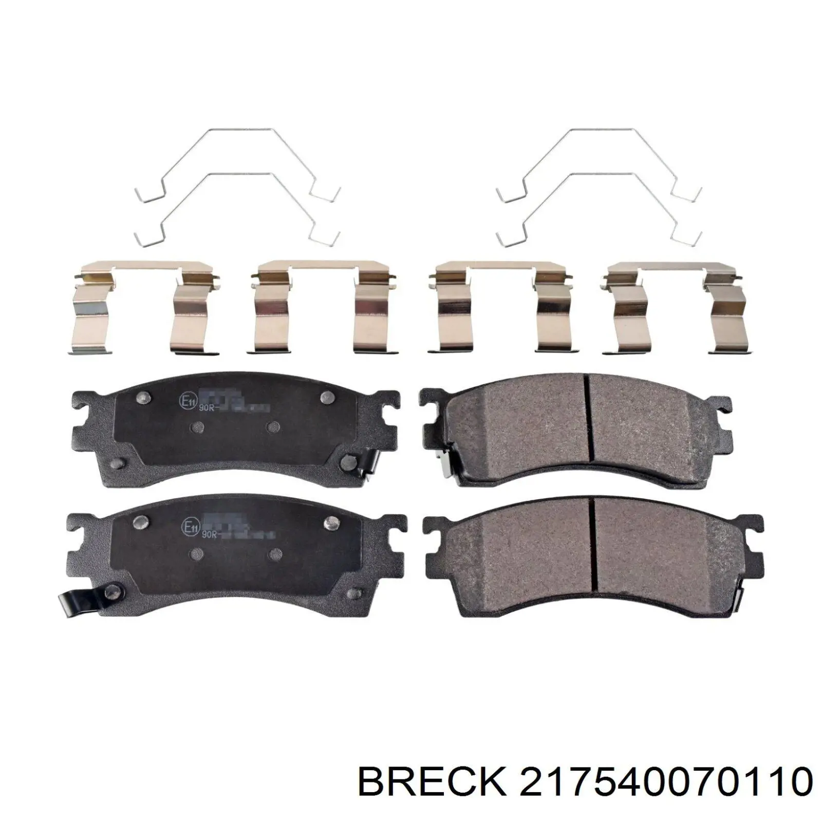 Тормозные колодки Breck 217540070110