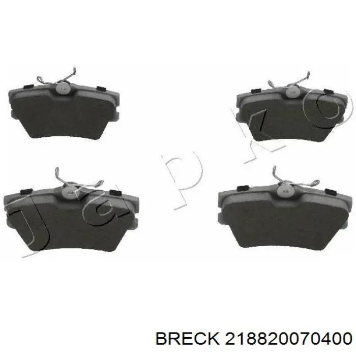 Колодки дисковые  Breck 218820070400 цена, от 16.91 USD