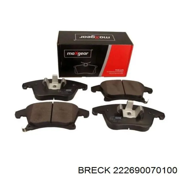 Тормозные колодки Breck 222690070100
