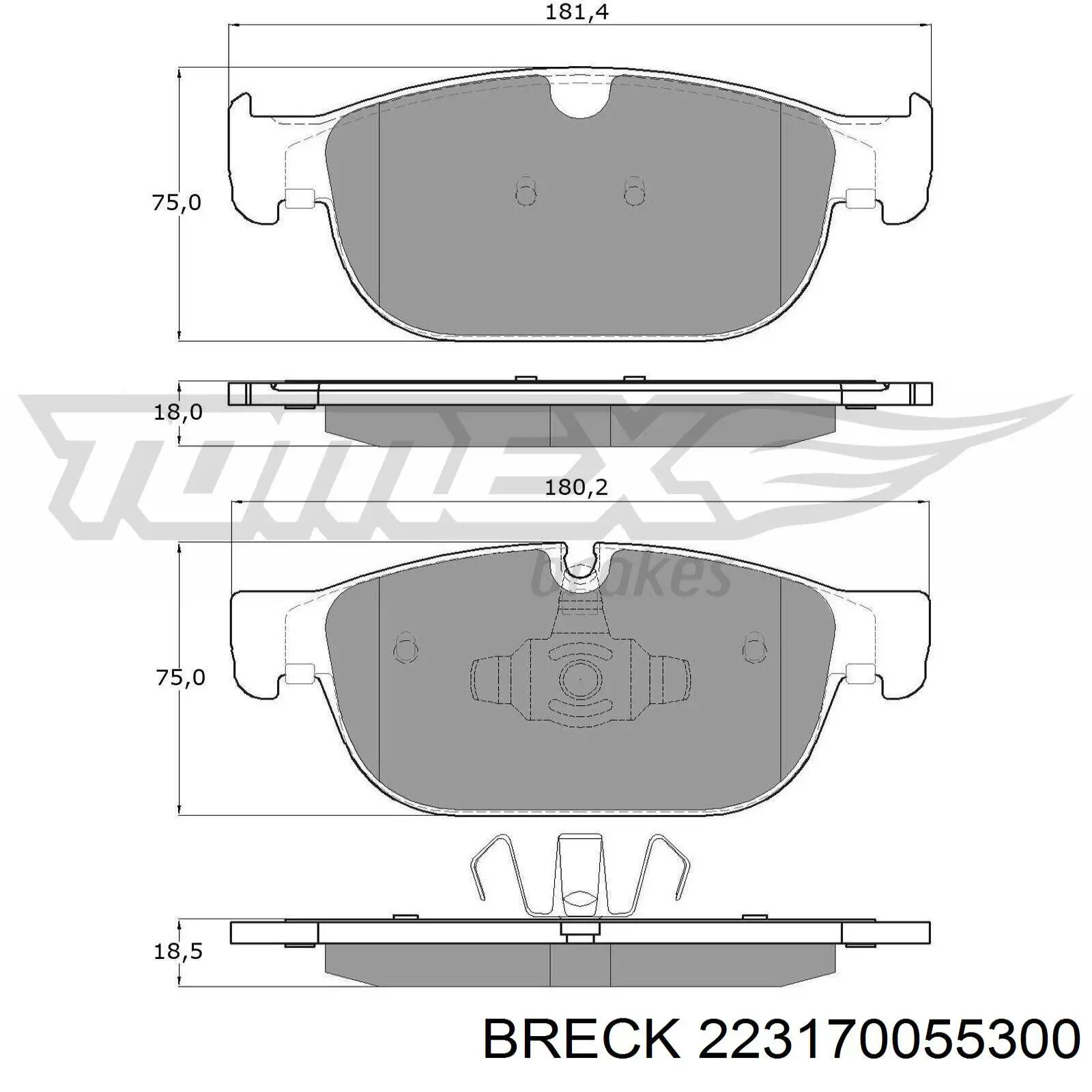 Тормозные колодки NK 224831