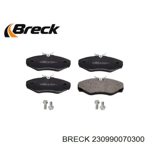 Передние тормозные колодки 230990070300 Breck