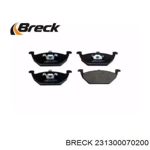 Передние тормозные колодки 231300070200 Breck