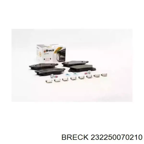 232250070210 Breck Колодки передние