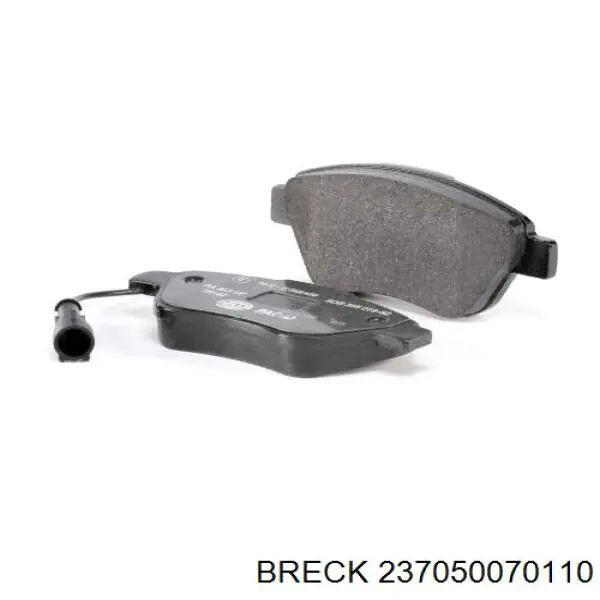 Передние тормозные колодки 237050070110 Breck