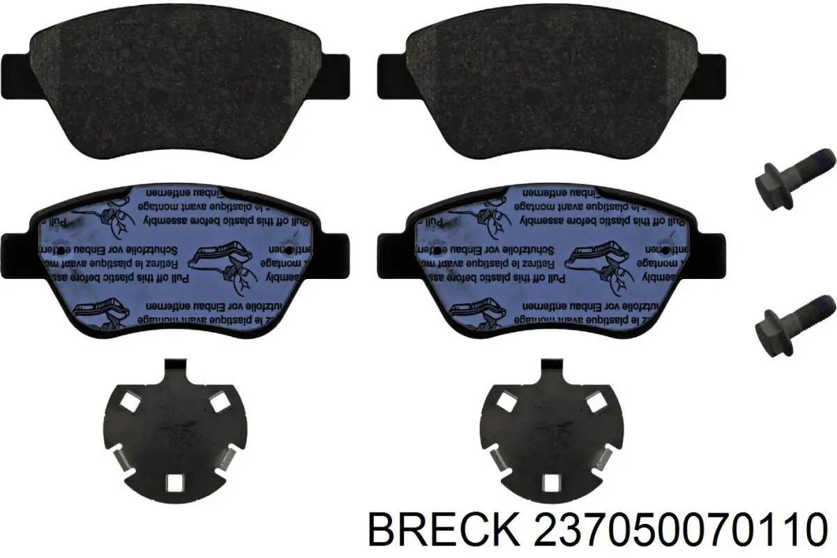 Колодки Breck 237050070110 цена, от 19.84 USD
