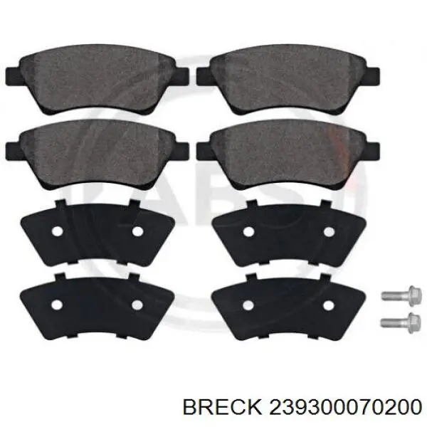 Колодки Breck 239300070200 цена, от 21.54 USD