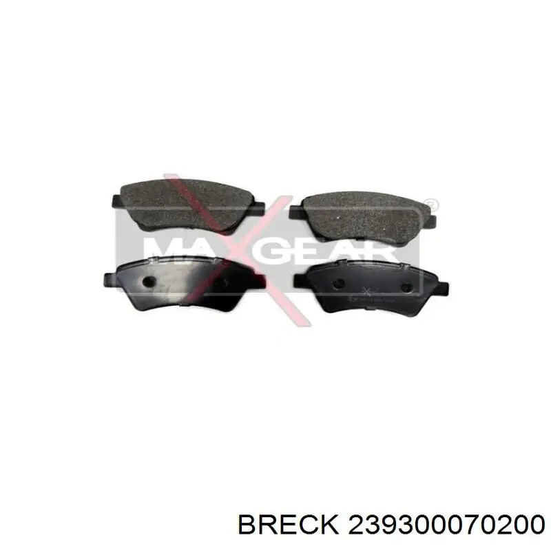 Передние тормозные колодки 239300070200 Breck
