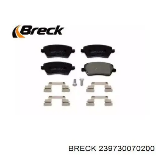 Передние тормозные колодки 239730070200 Breck