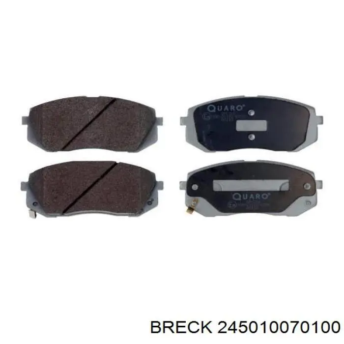 245010070100 Breck Колодки передние