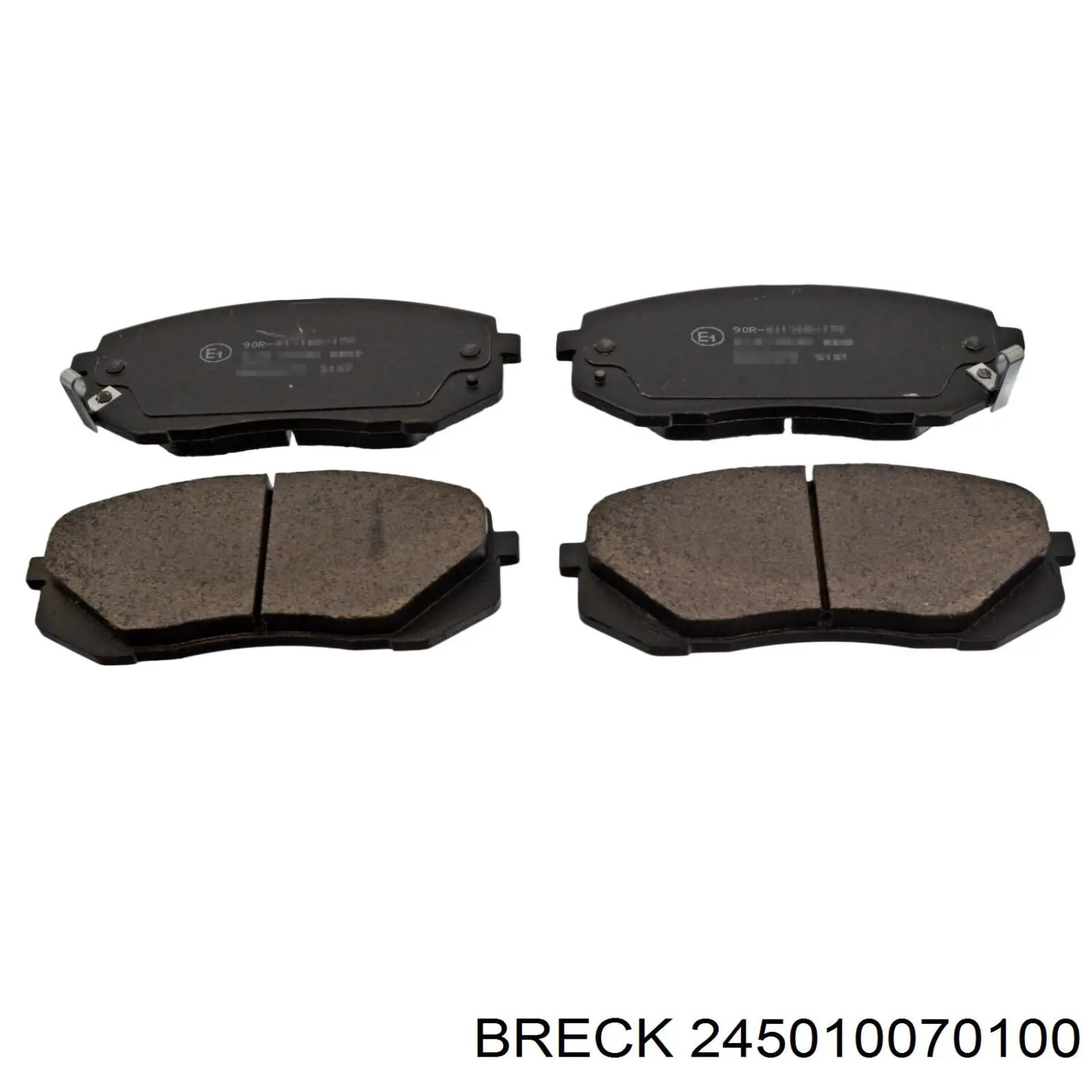 Тормозные колодки Breck 245010070100