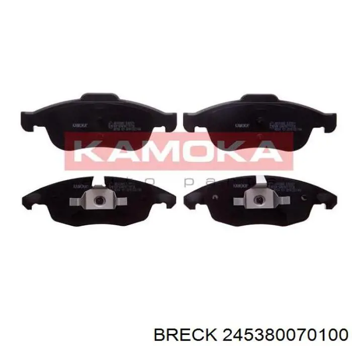 245380070100 Breck Колодки передние