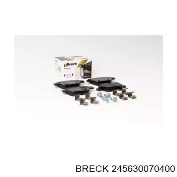 Колодки дисковые  Breck 245630070400 цена, от 13.94 USD