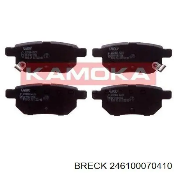 246100070410 Breck Колодки тормозные дисковые комплект