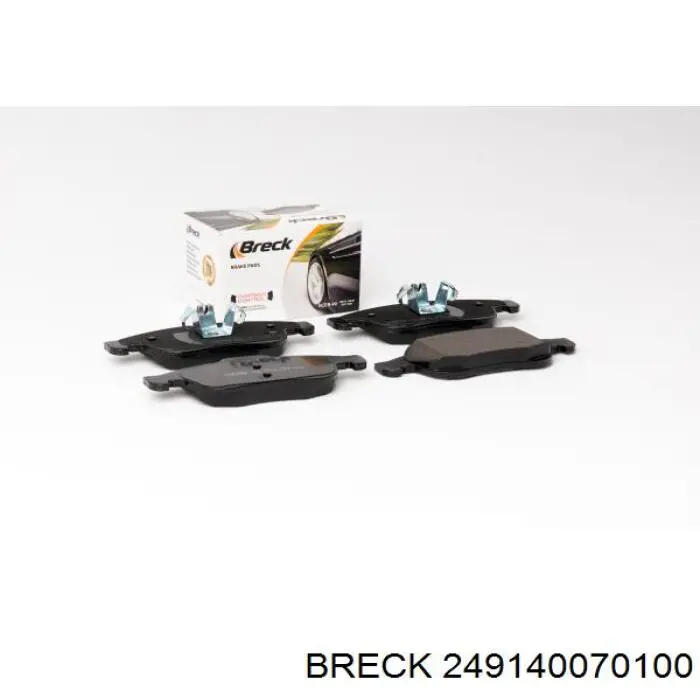 Передние тормозные колодки 249140070100 Breck