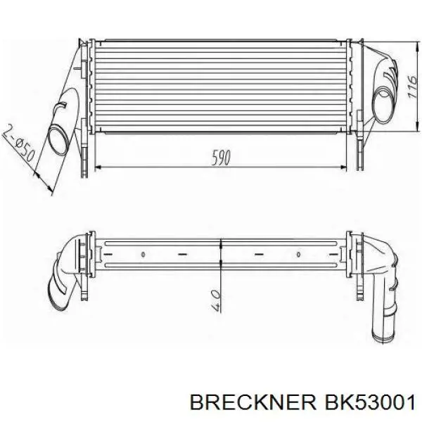 BK53001 Breckner интеркулер