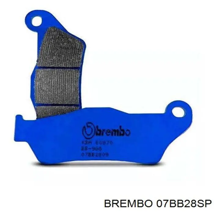 07BB28SP Brembo sapatas do freio dianteiras de disco