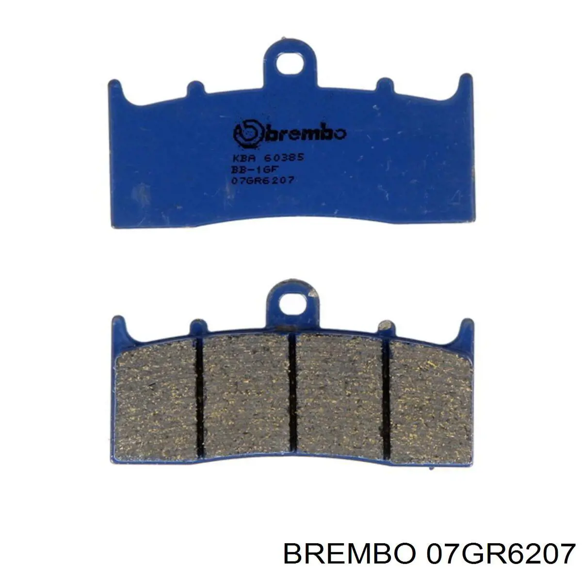 Передние тормозные колодки 07GR6207 Brembo