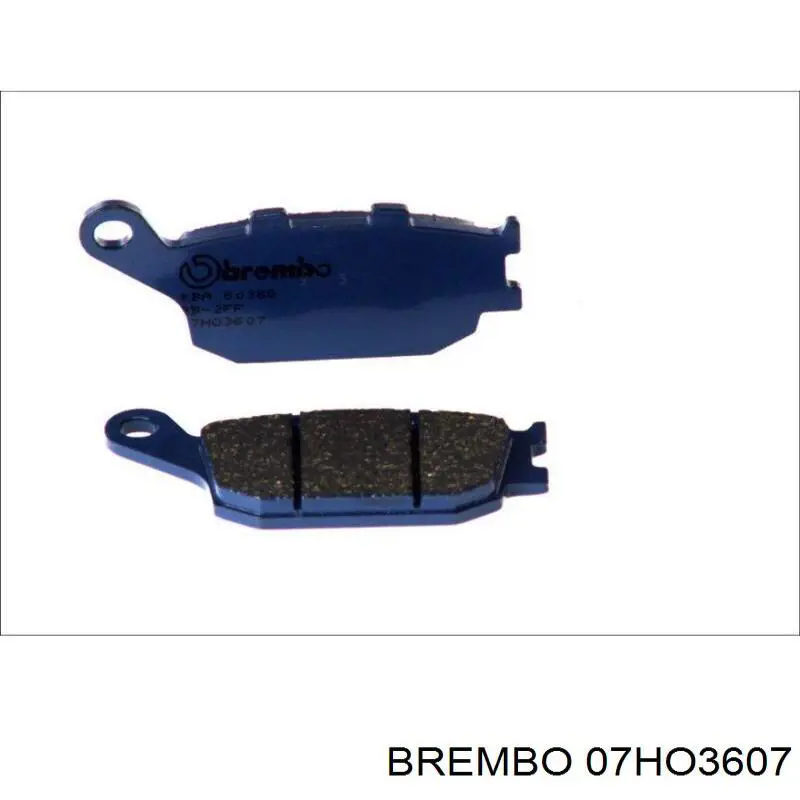 07HO3607 Brembo sapatas do freio traseiras de disco