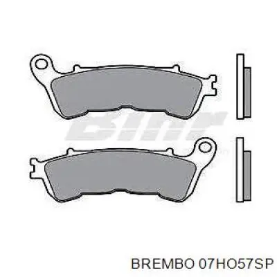 Передние тормозные колодки 07HO57SP Brembo