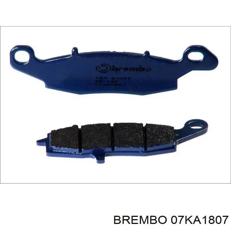 07KA1807 Brembo sapatas do freio dianteiras de disco