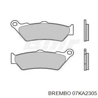 07KA2305 Brembo sapatas do freio dianteiras de disco