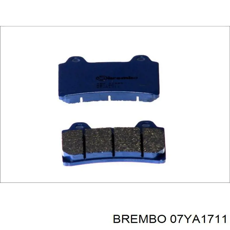 Передние тормозные колодки 07YA1711 Brembo