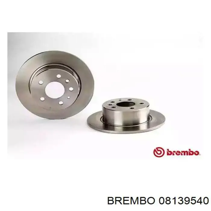 08.1395.40 Brembo диск тормозной задний
