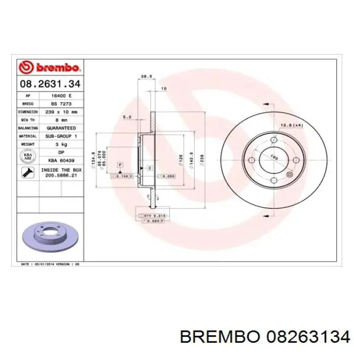 08263134 Brembo