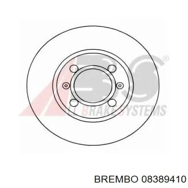 .08389410 Brembo диск тормозной передний