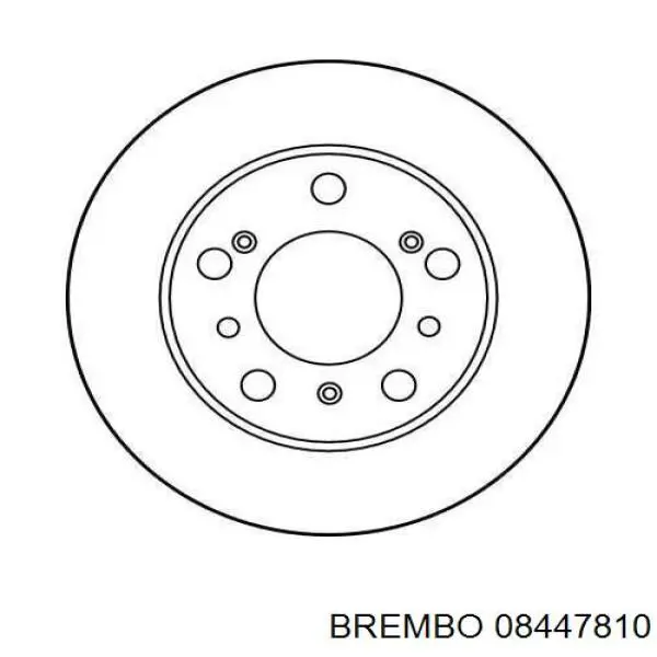 Купить 08447810 Brembo Ротор тормозной