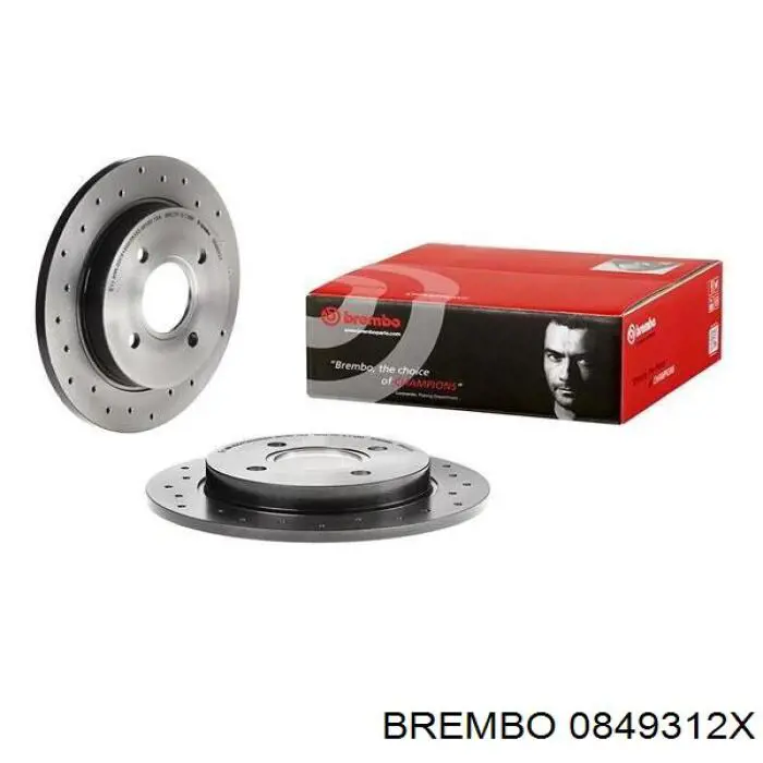 0849312X Brembo тормозные диски